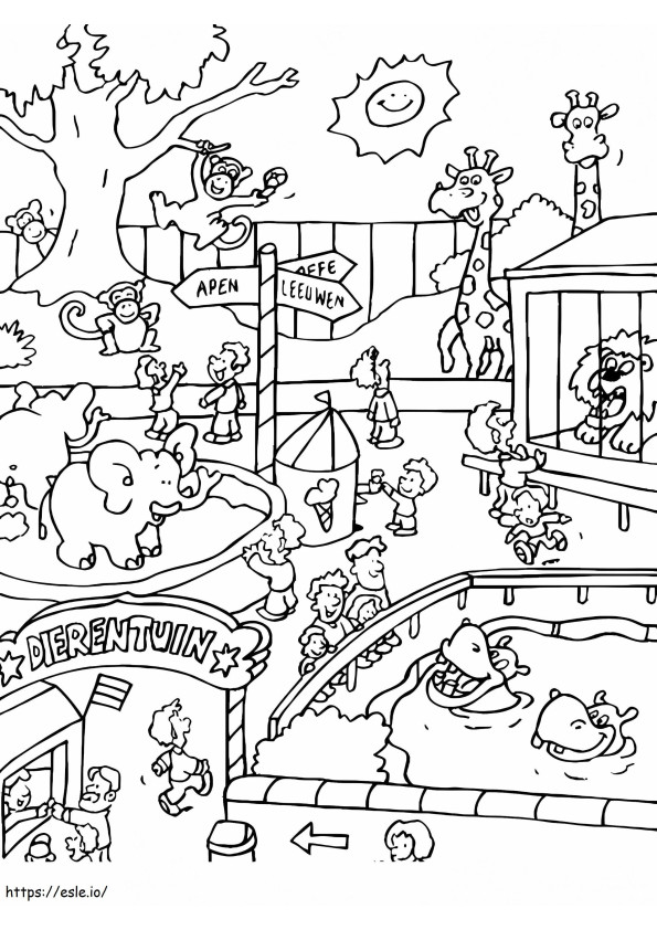 Normal Zoological coloring page