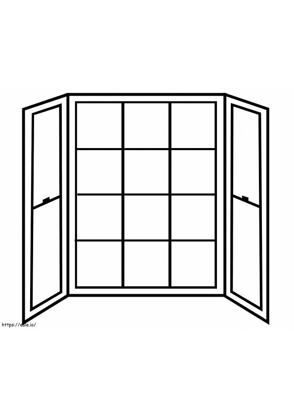 Free Window To Color coloring page