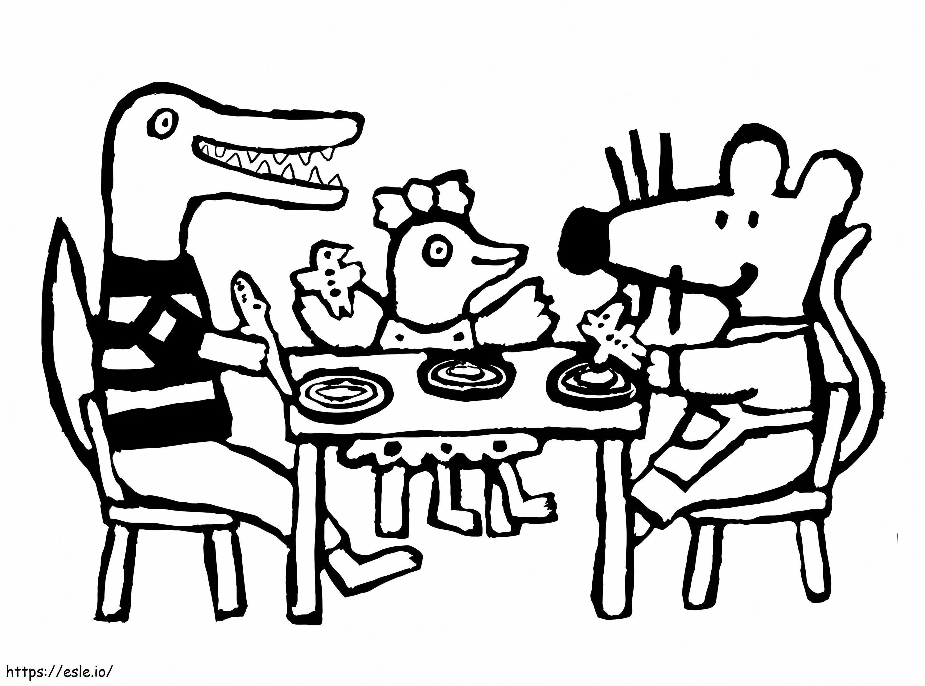 Maisy And Friends coloring page