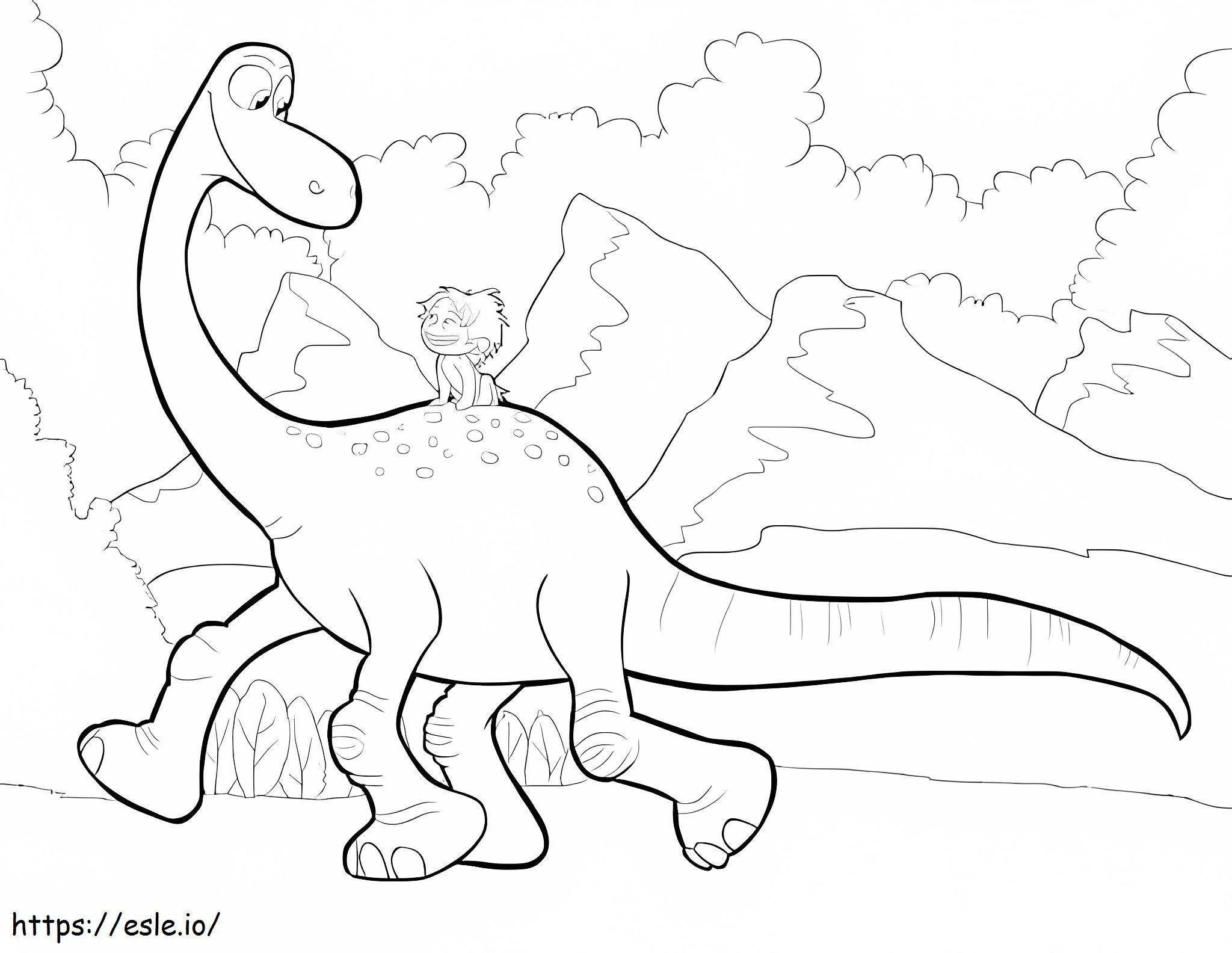 Spot On Arlo Walking coloring page
