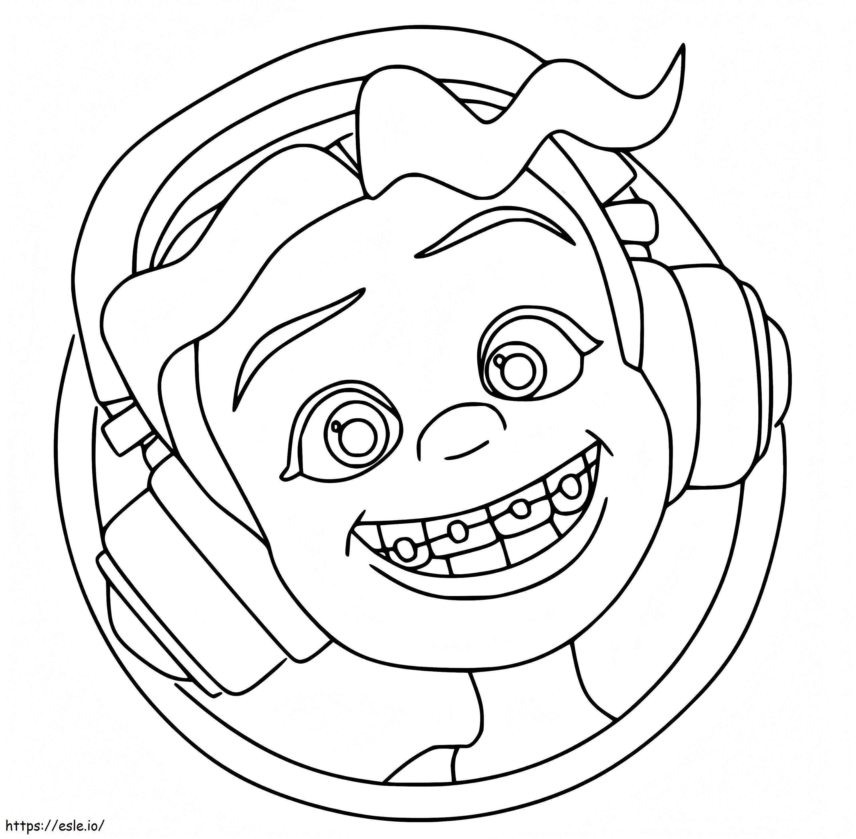 Singer Dolores coloring page