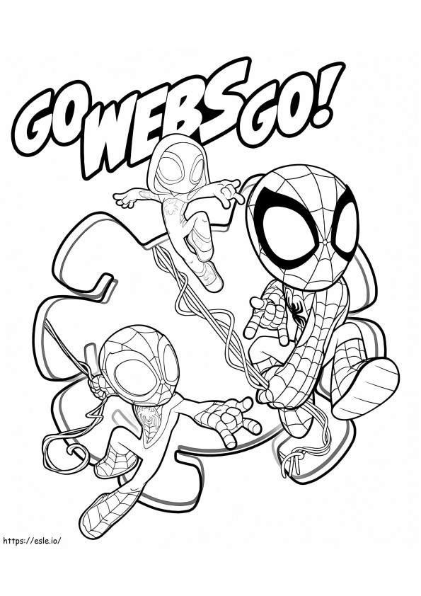 Spidey And His Amazing Friends 5 coloring page