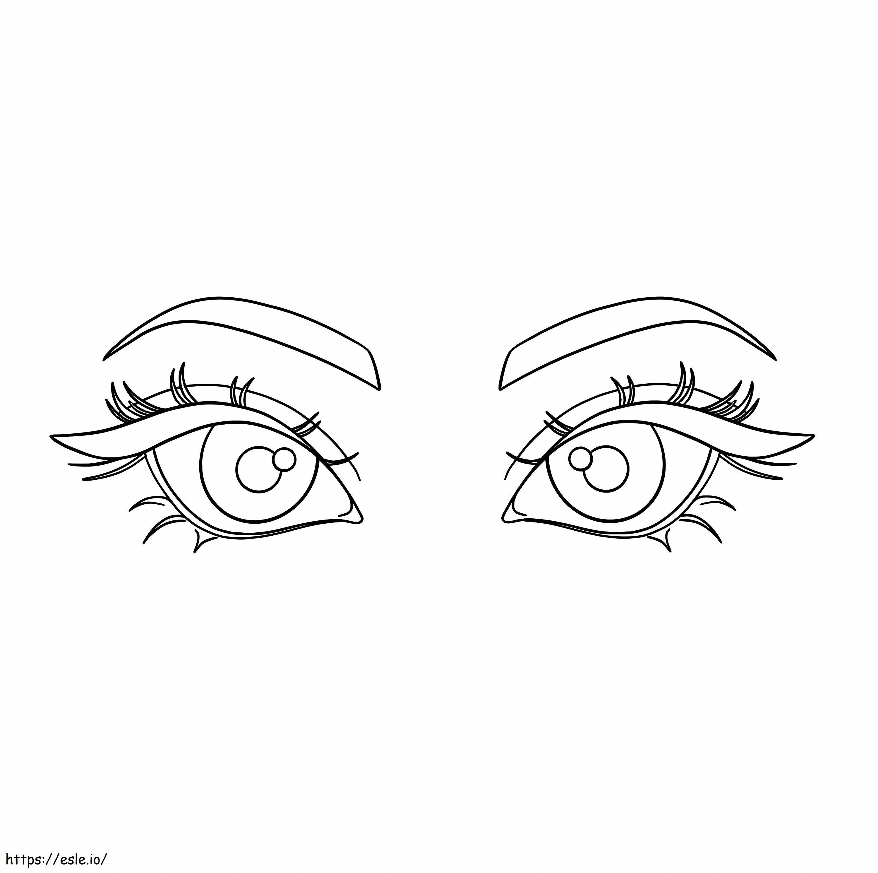 Ninas Augen ausmalbilder