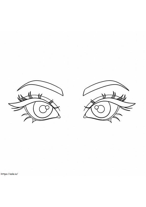 Ninas Augen ausmalbilder