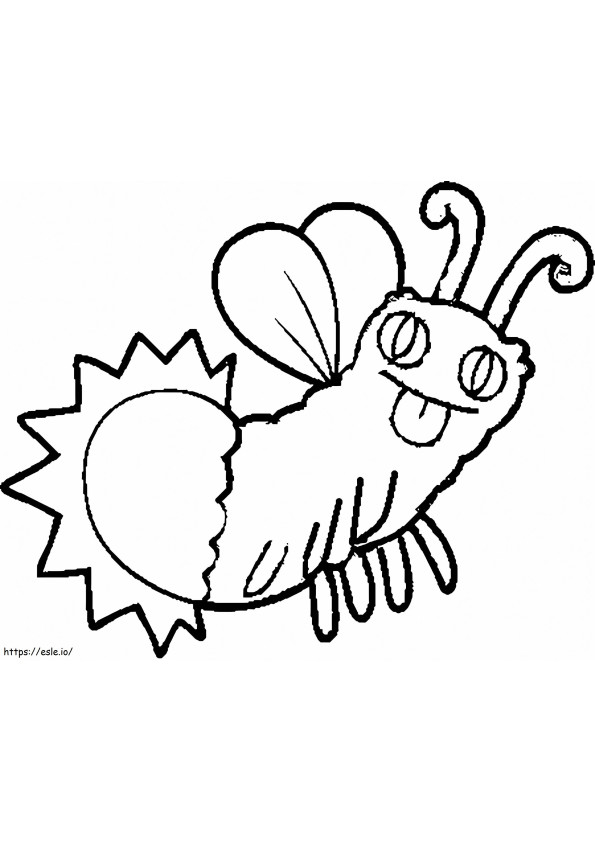 Printable Firefly coloring page