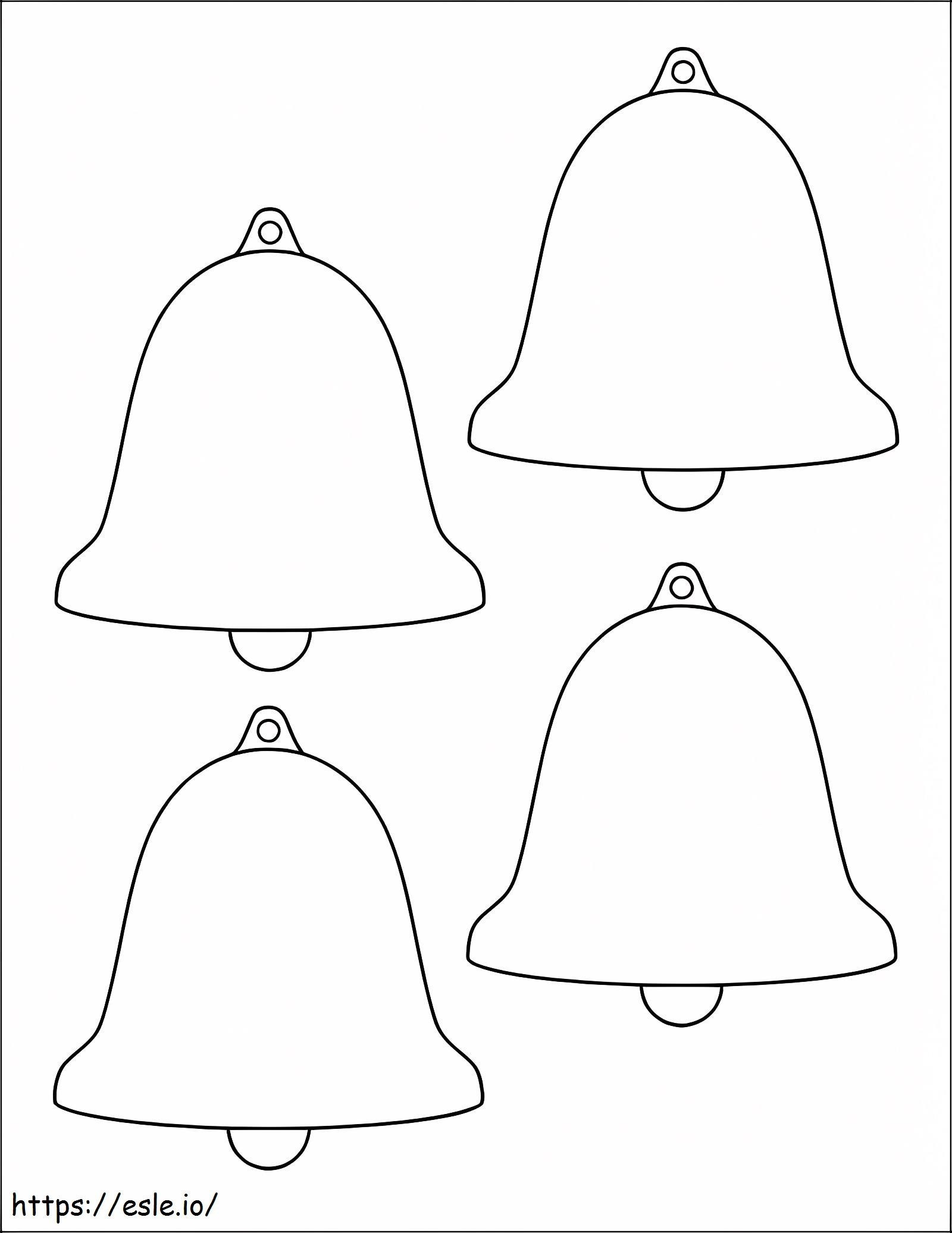 Four Easy Bell coloring page