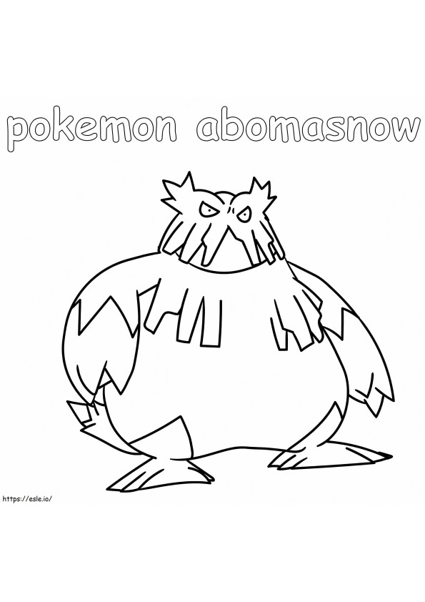 Pokemon Abomasnow