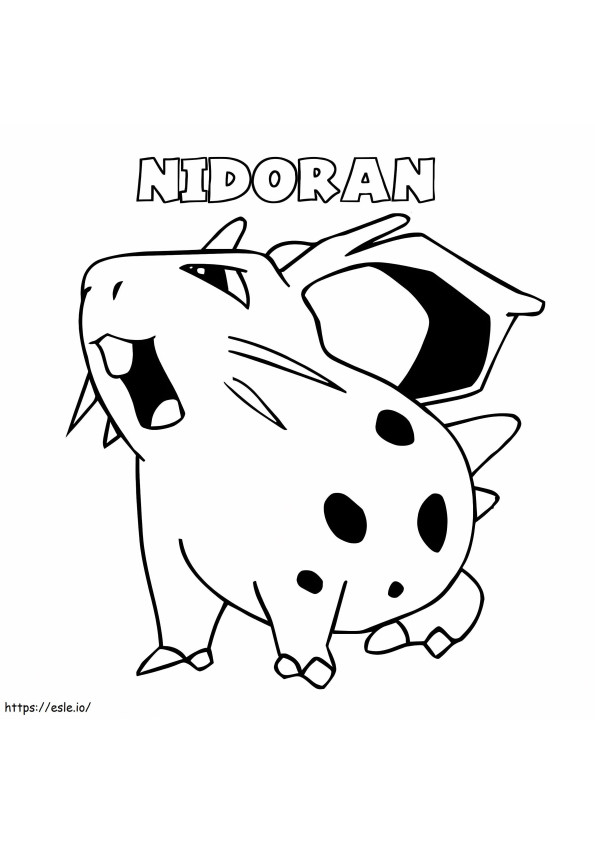 Druckbares Nidoranf