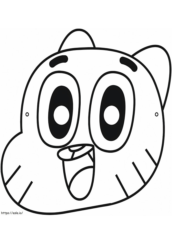  Visage de boule de gomme