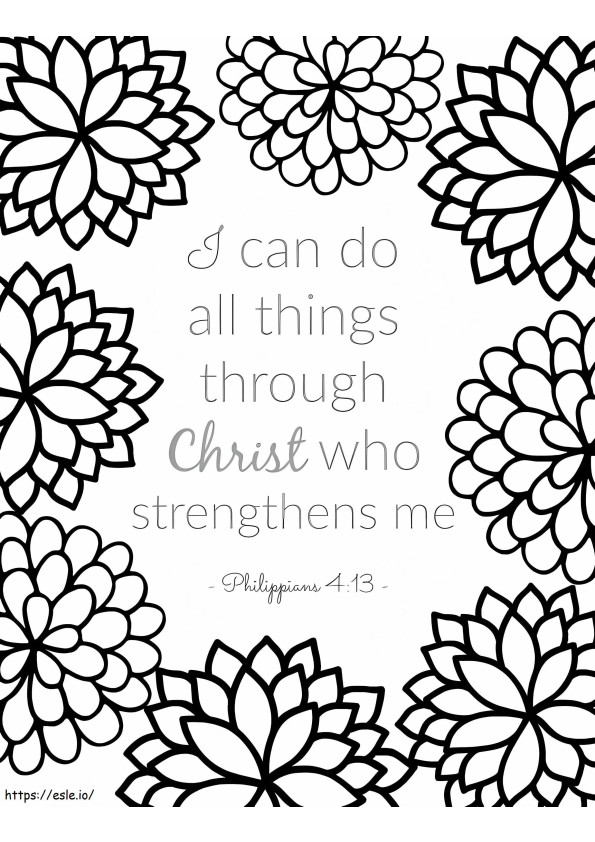 Bible Verse 10 coloring page