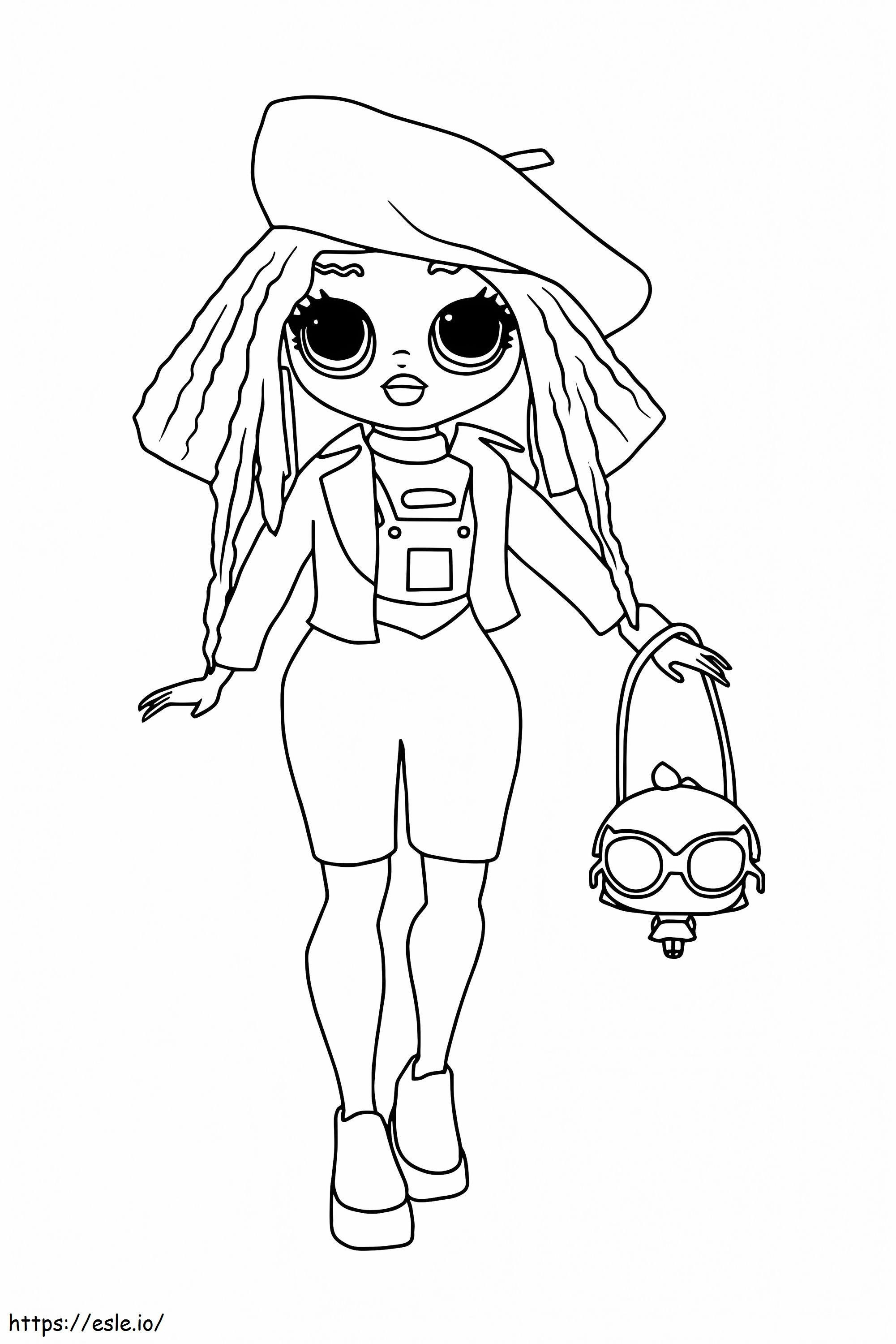 Lol Omg Girl Neon 683X1024 coloring page
