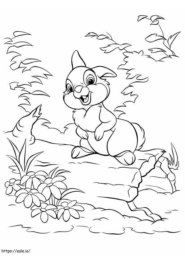 Free Thumper coloring page