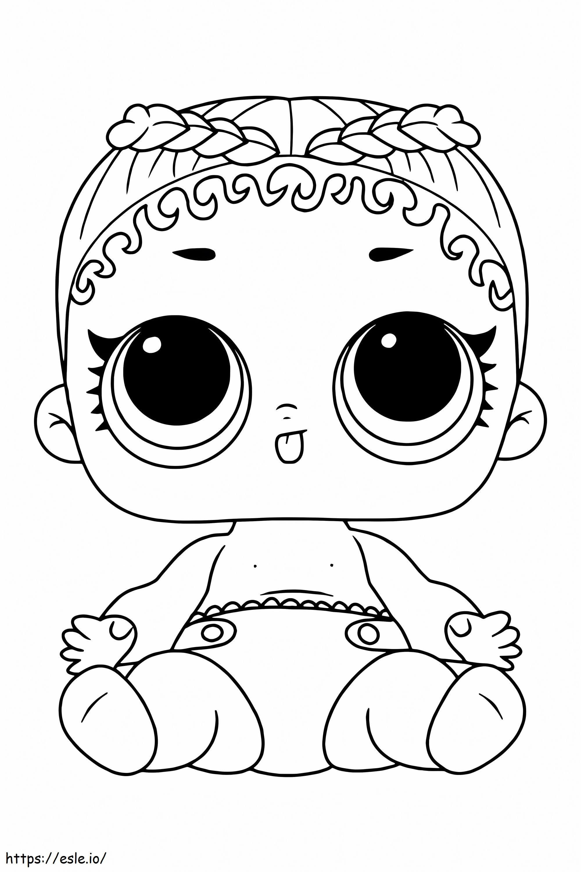 LOL Baby MC Kach coloring page