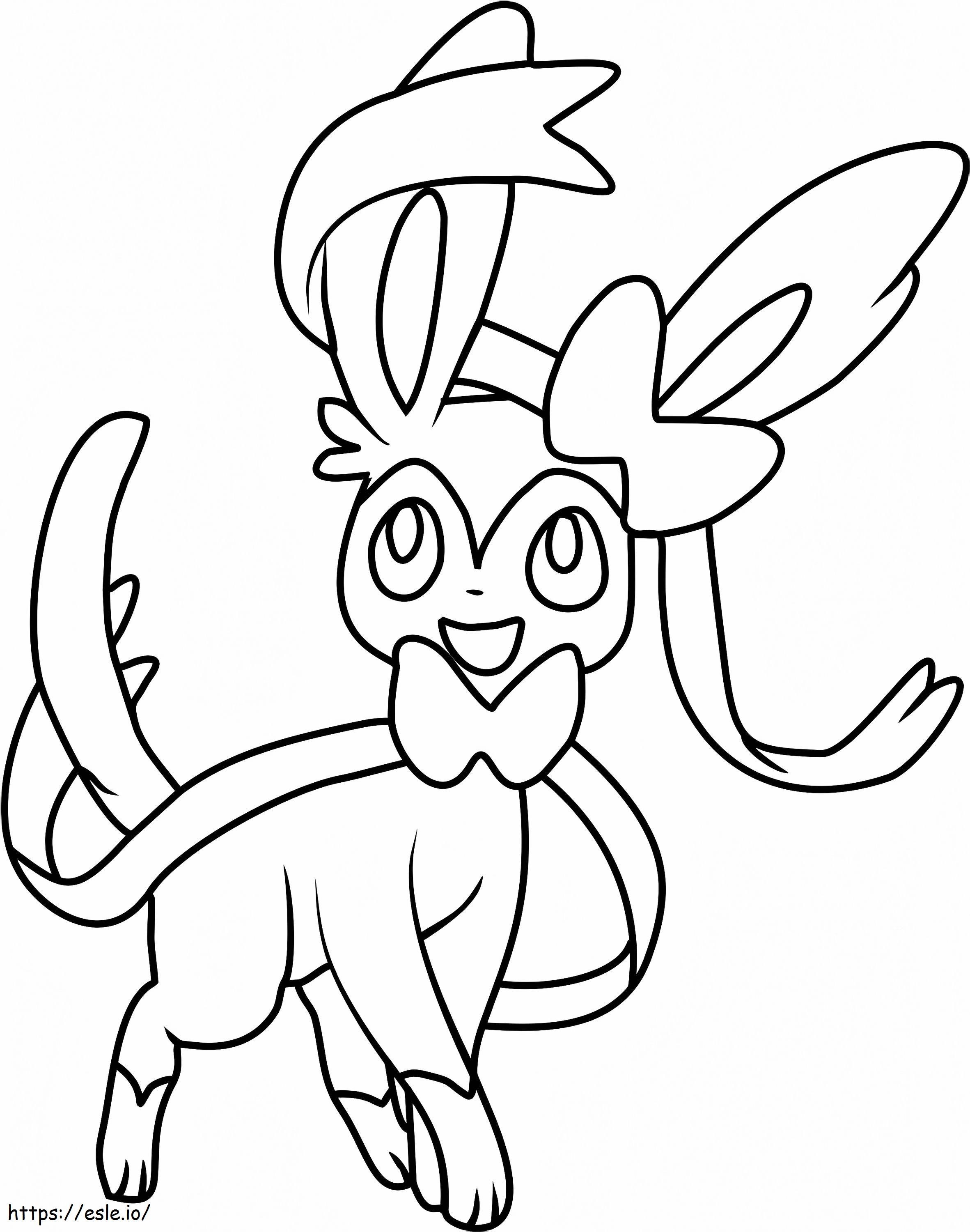 Sylveon Pokemon1 coloring page