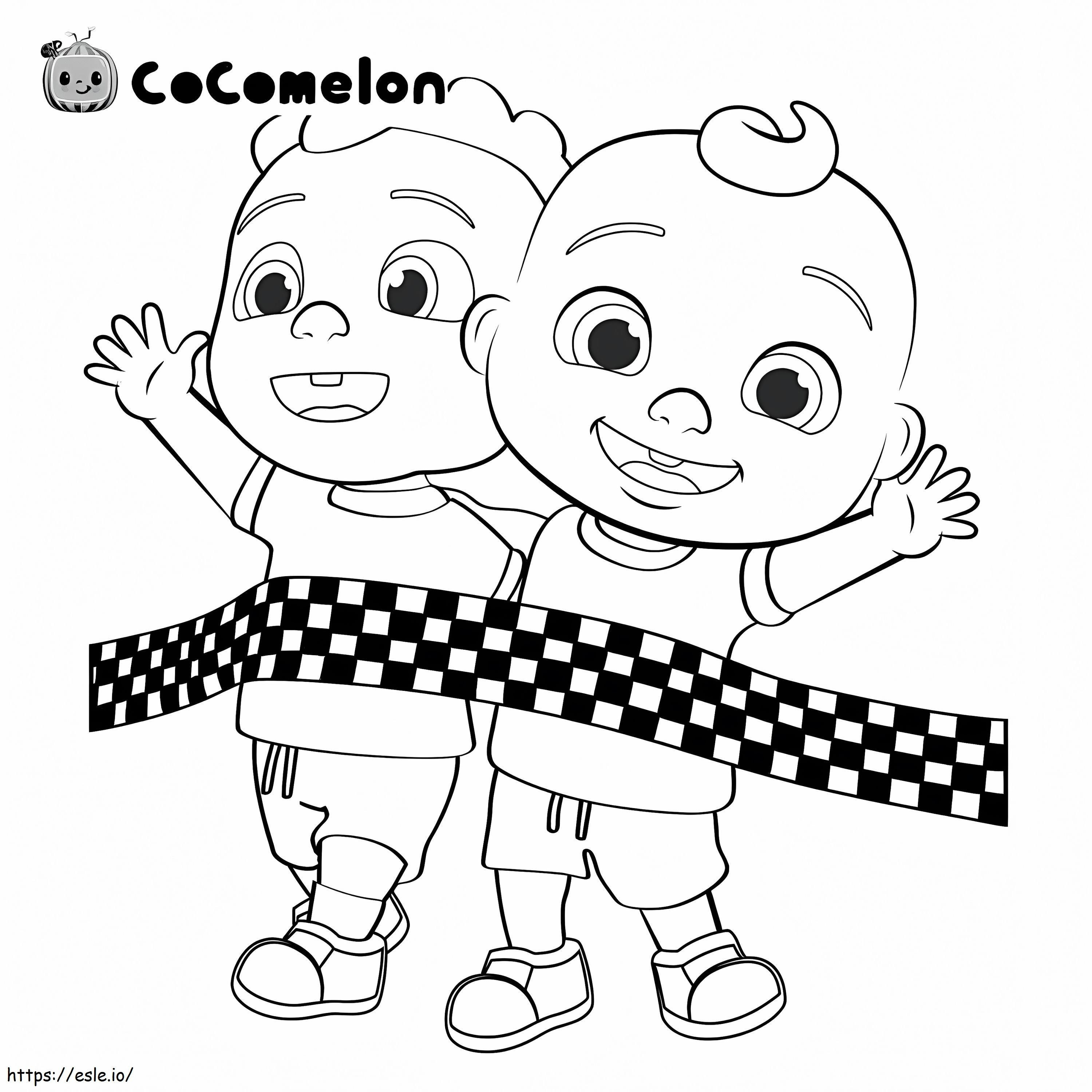 Cocomelon Little Johnny para colorear