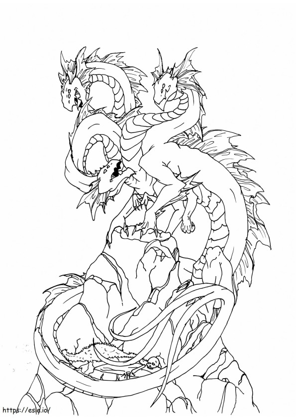 Fresh Hydra coloring page