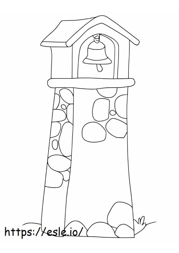 Glockenturm ausmalbilder