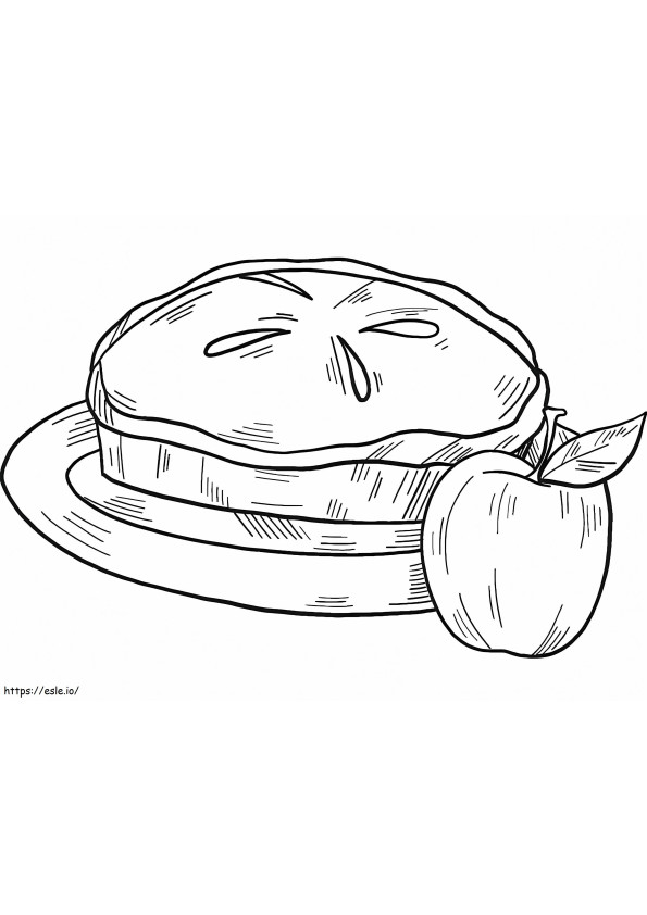 Apple Pie 2 coloring page
