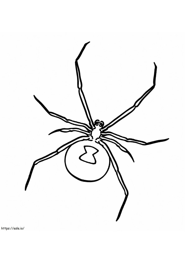 Die Spinne ist zurück ausmalbilder