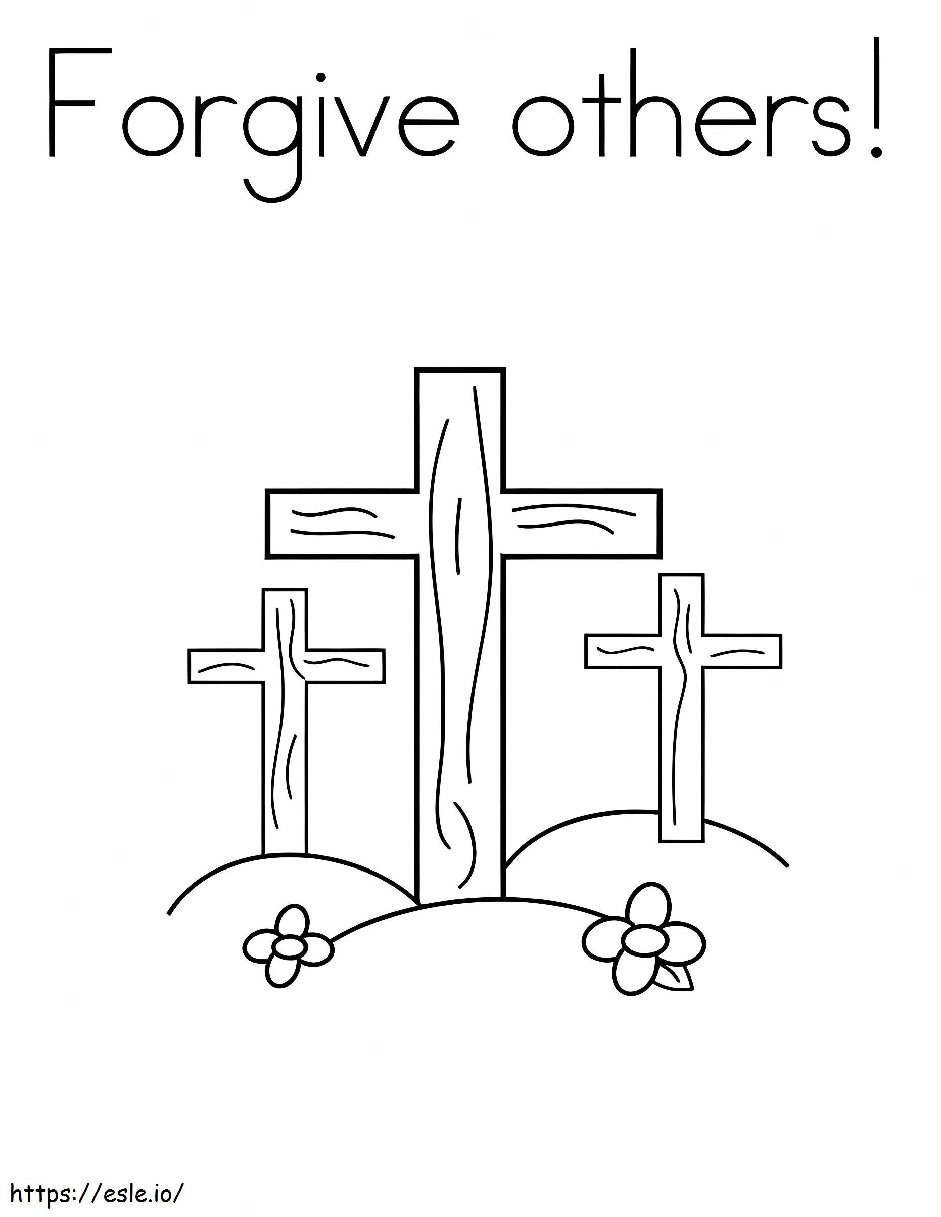 Forgive Others coloring page