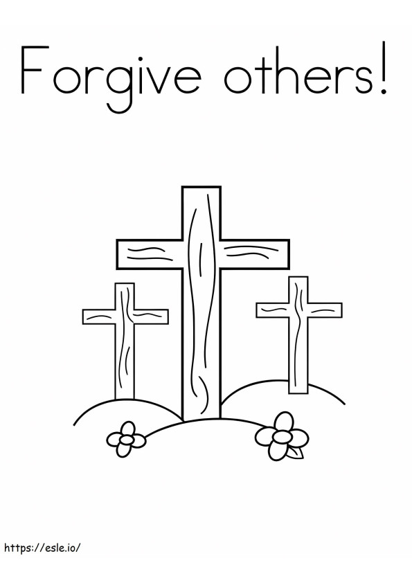 Forgive Others coloring page