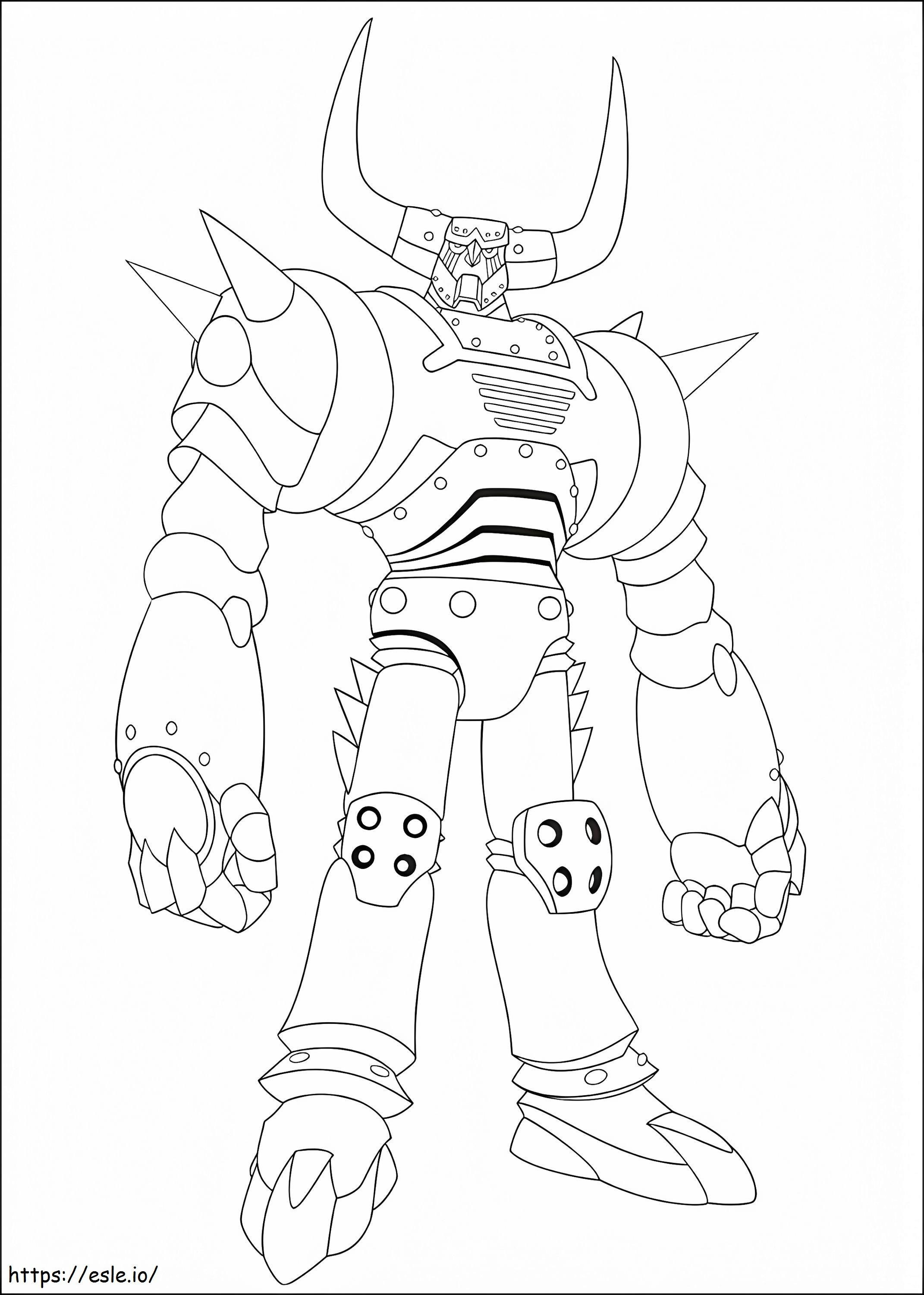  Plutão De Astro Boy A4 para colorir