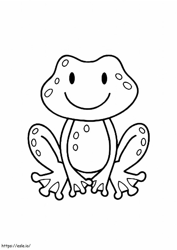 Big Frog coloring page