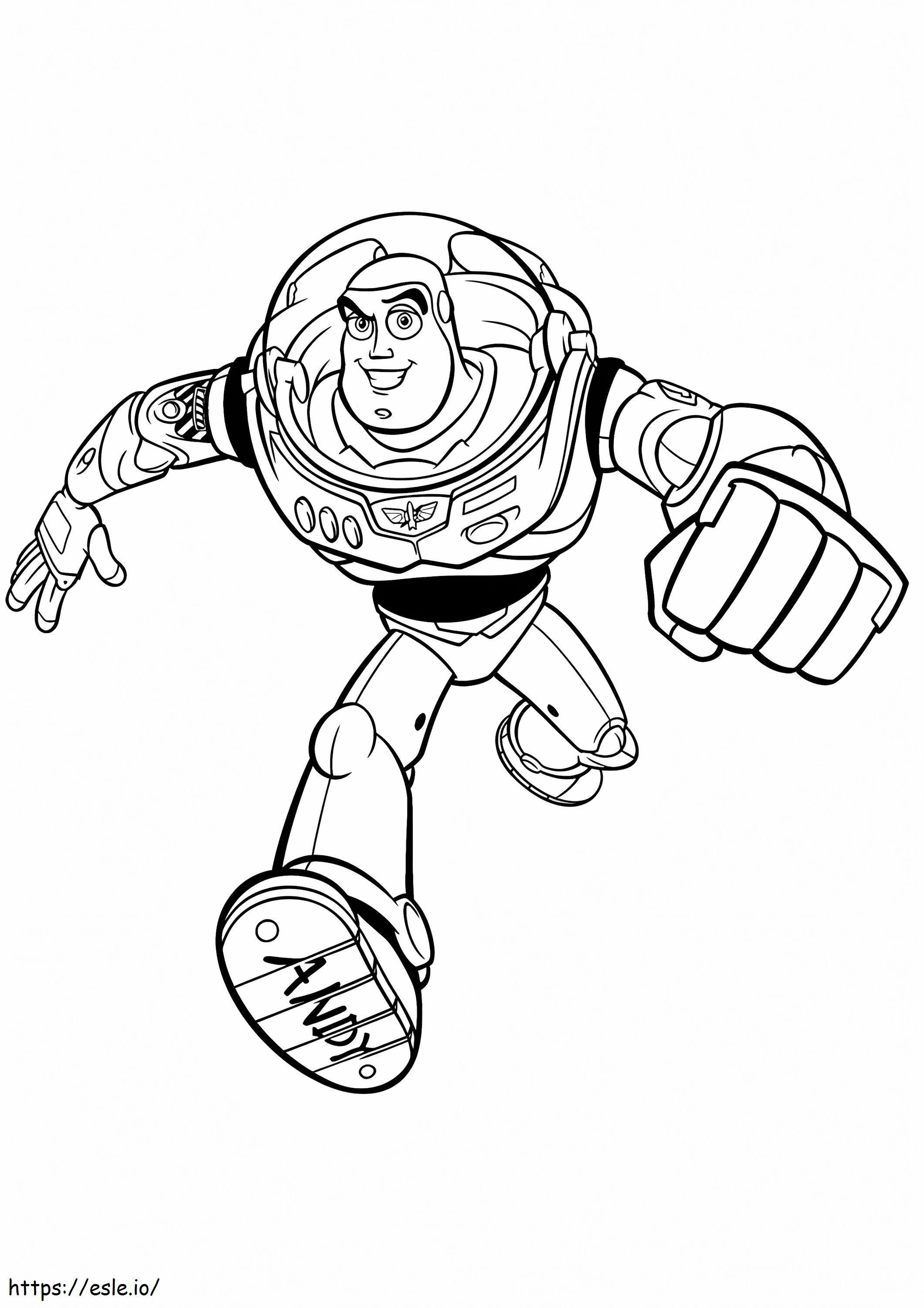 The Buzz Flying High A4 coloring page