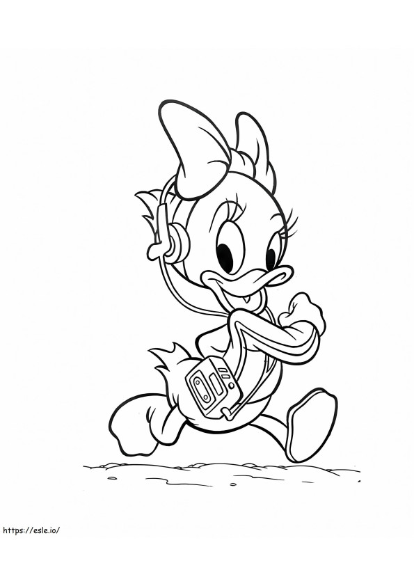 Daisy Duck ascolta la radio