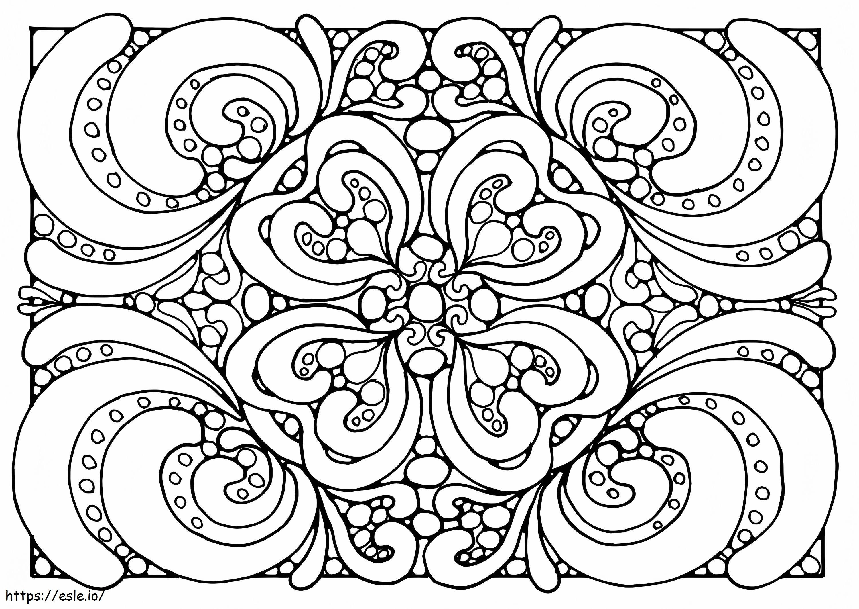 Free Stress Relief coloring page