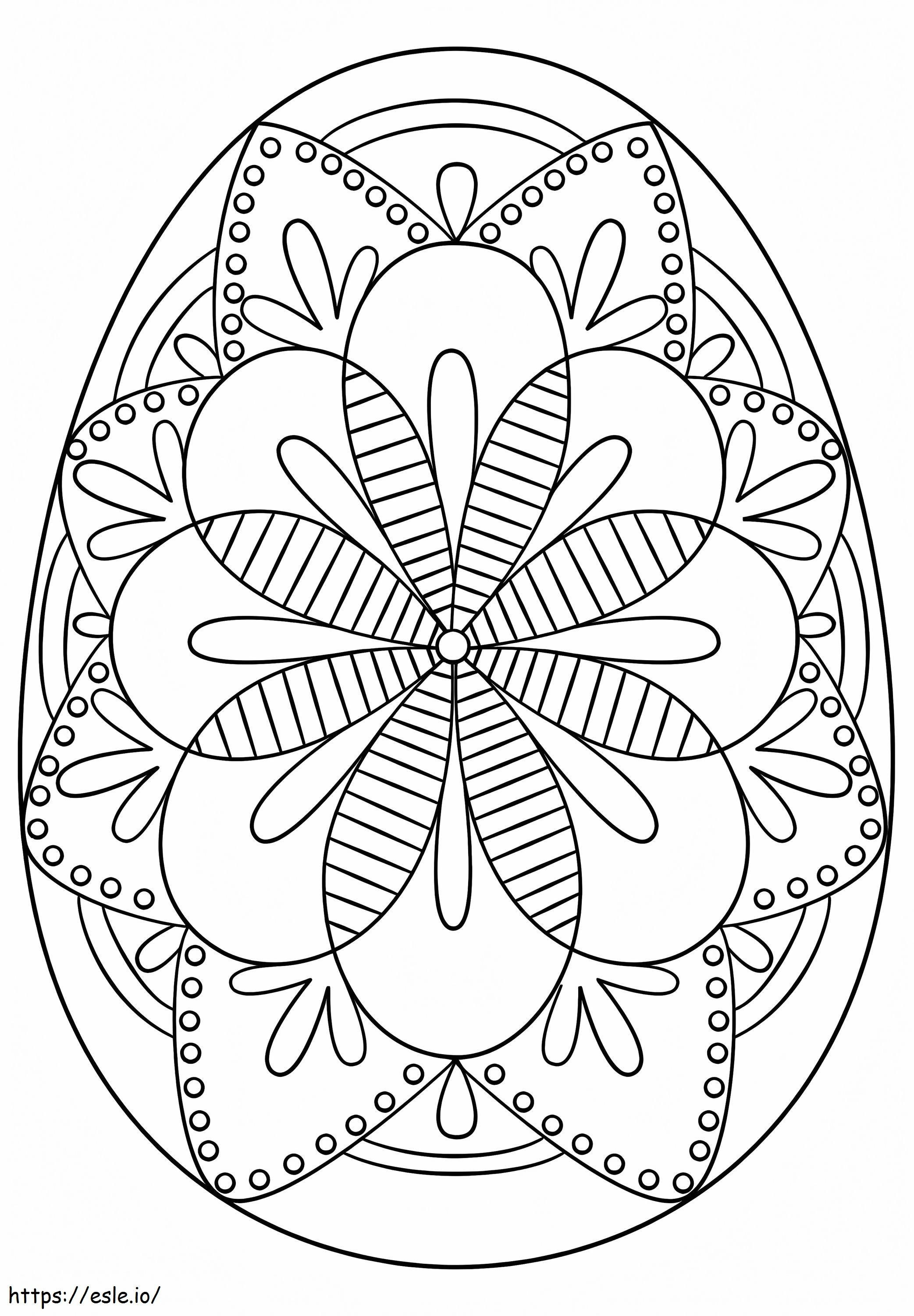 Wonderful Easter Egg 4 coloring page