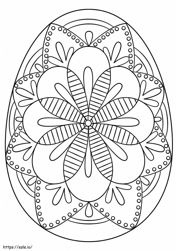 Wonderful Easter Egg 4 coloring page