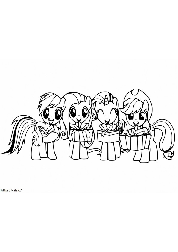 Free Printable My Little Pony coloring page