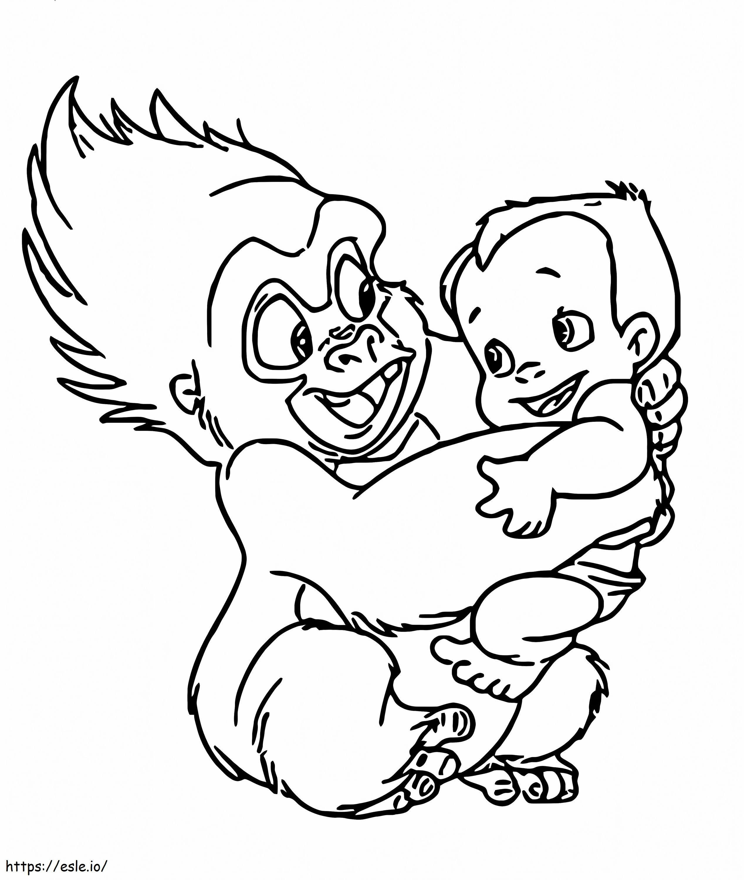  Imagem Natal Tarzan 2 Disney Baby C Pinterest para colorir