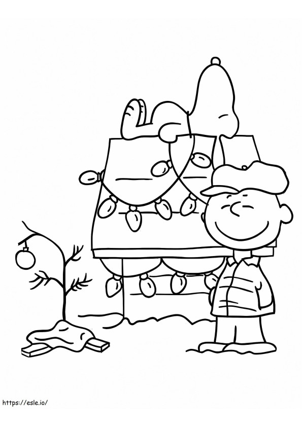 Feliz Charlie Brown coloring page