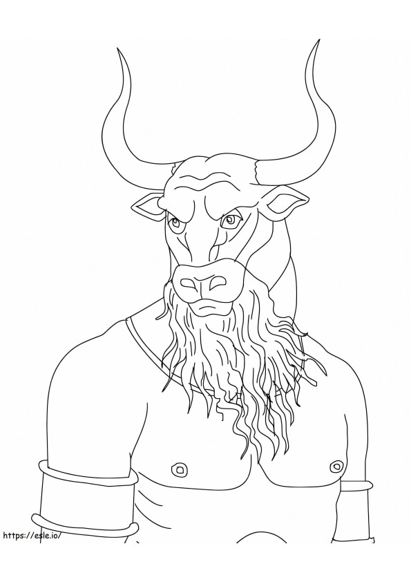 Față de Minotaur furios