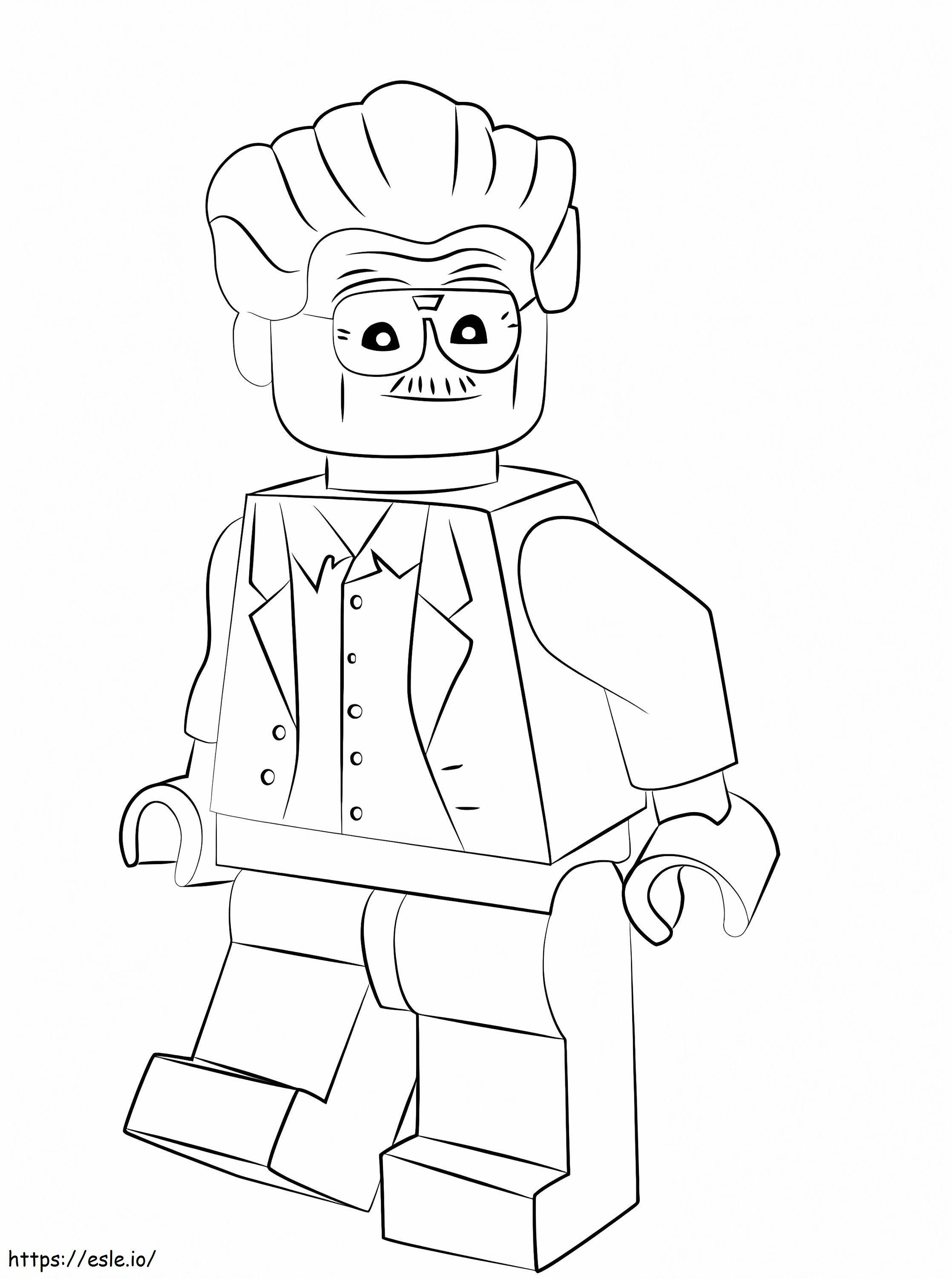 Old Lego Stan Lee coloring page