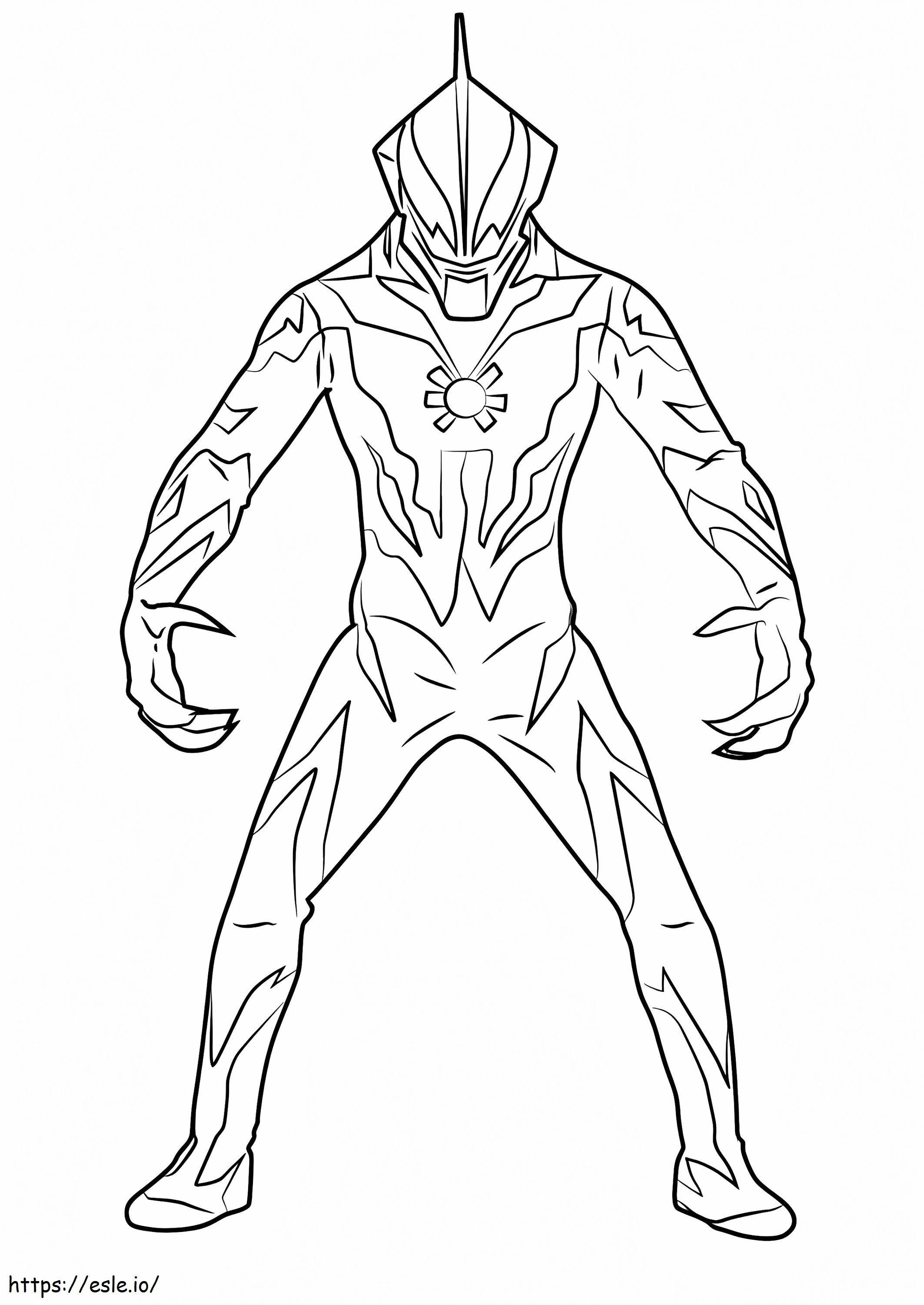 Ultraman Belial coloring page