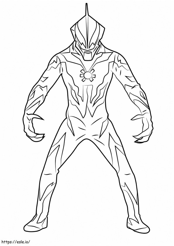 Ultraman Belial para colorir