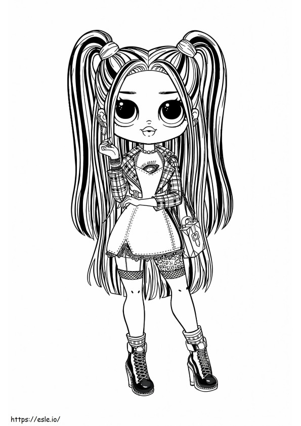 Alt Girl Lol Omg 683X1024 coloring page