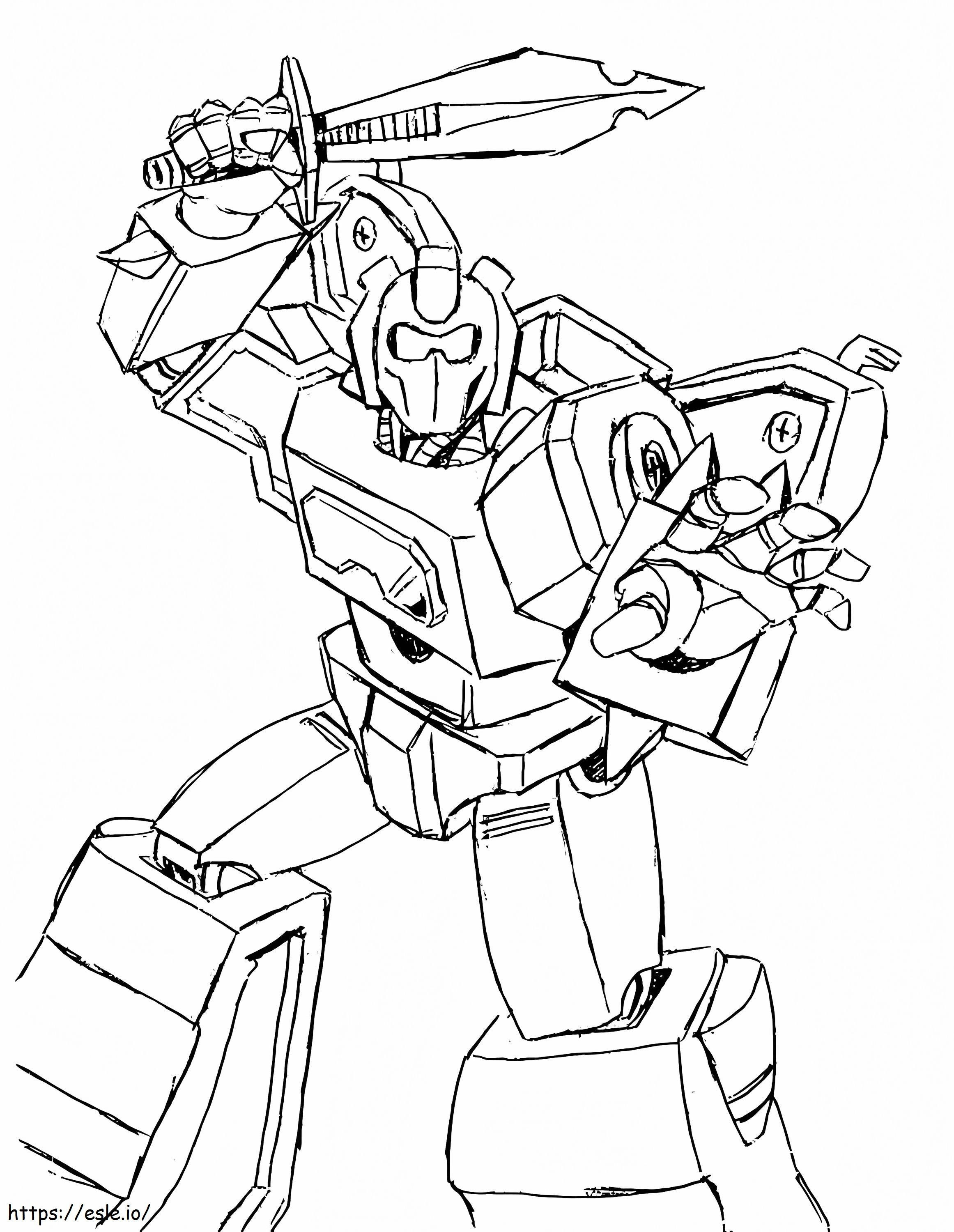 Transformers Robot Attack kifestő