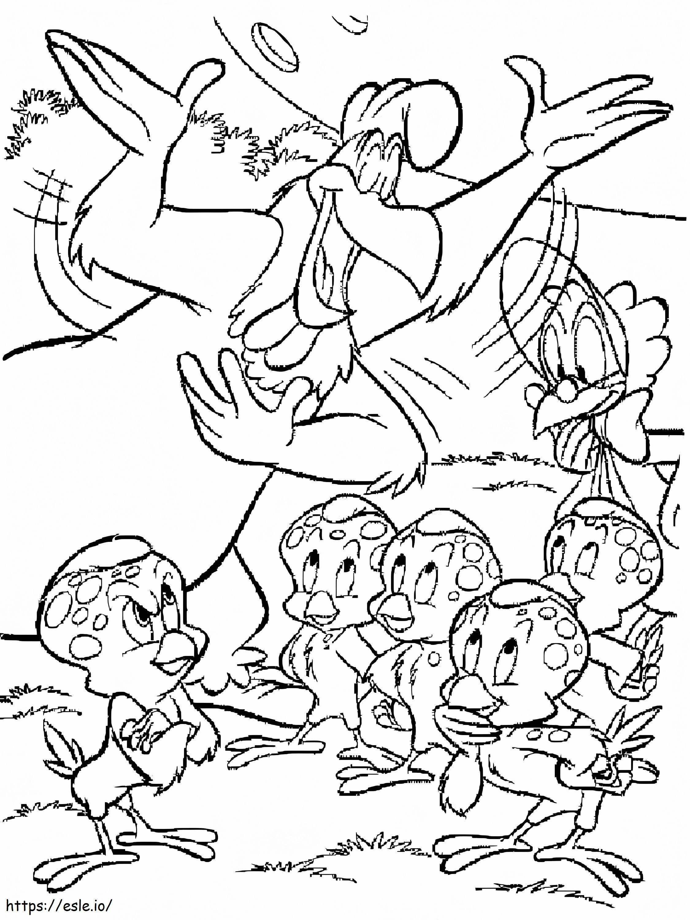 Free Foghorn Leghorn coloring page