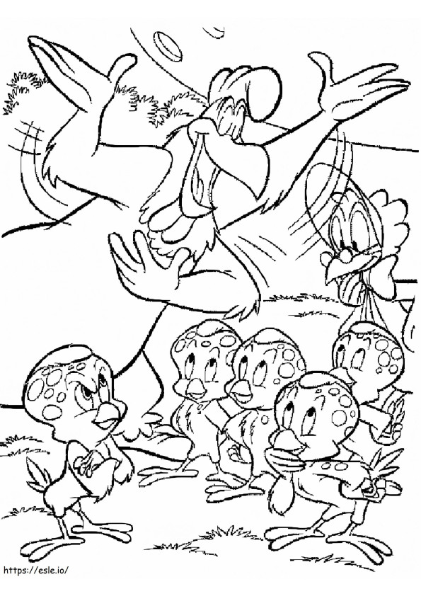 Free Foghorn Leghorn coloring page