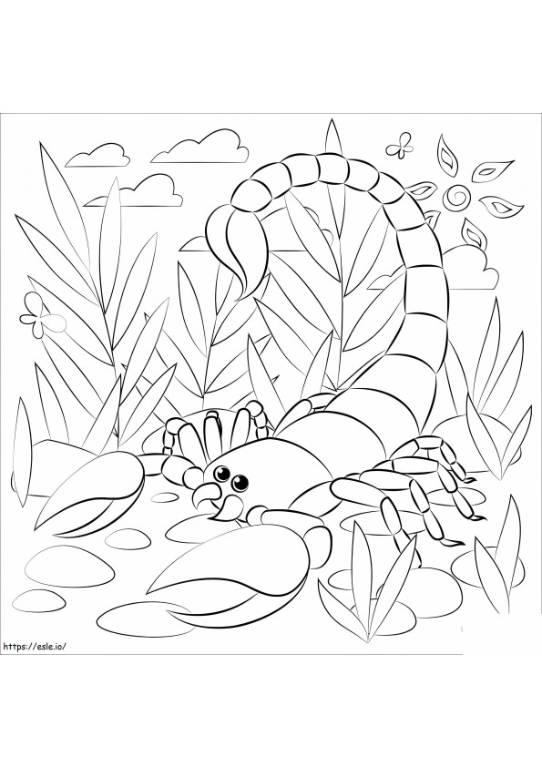 Scorpion Free Printable coloring page