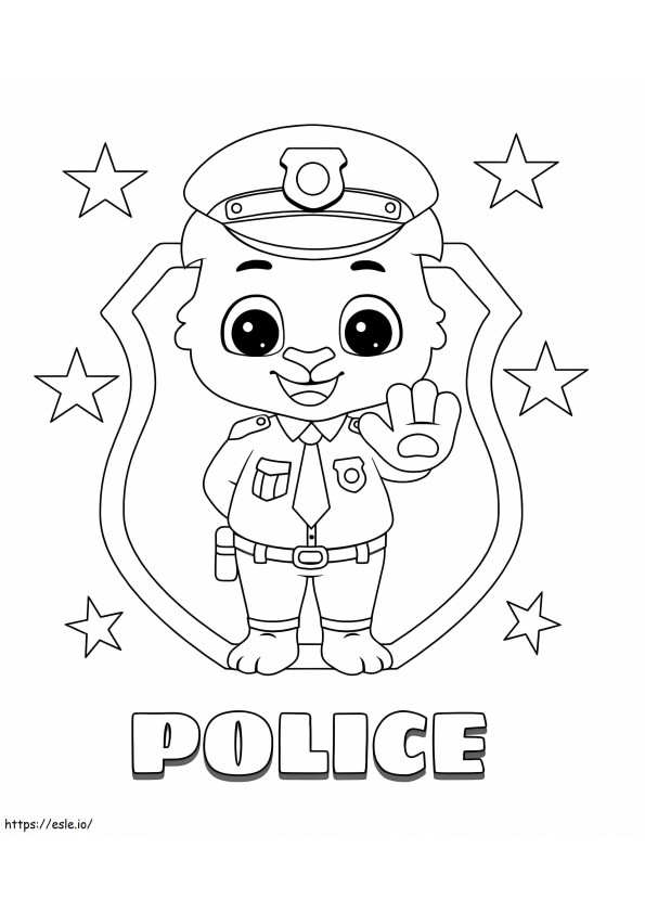 Cartoon Policeman