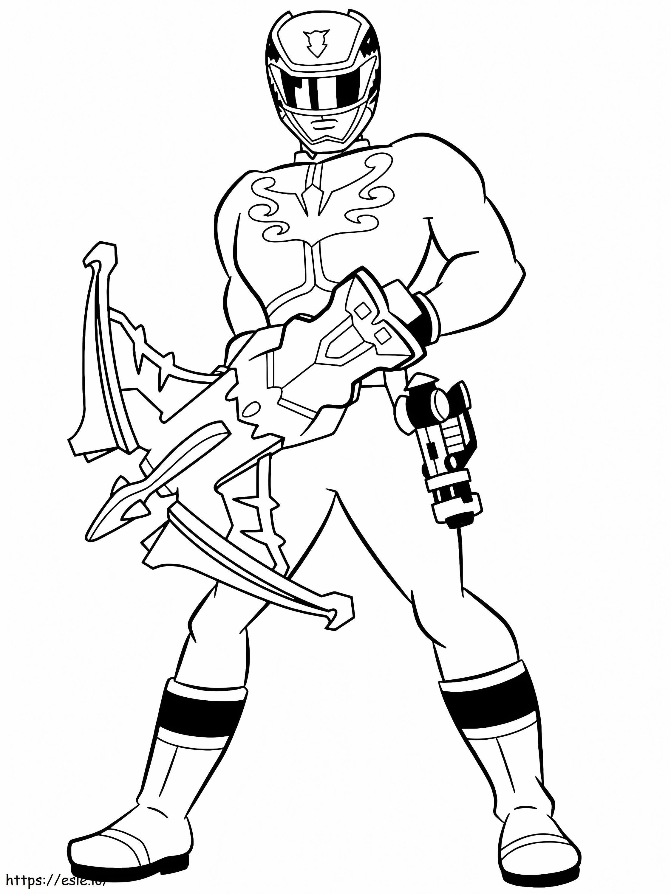Power Rangers Is Awesome coloring page
