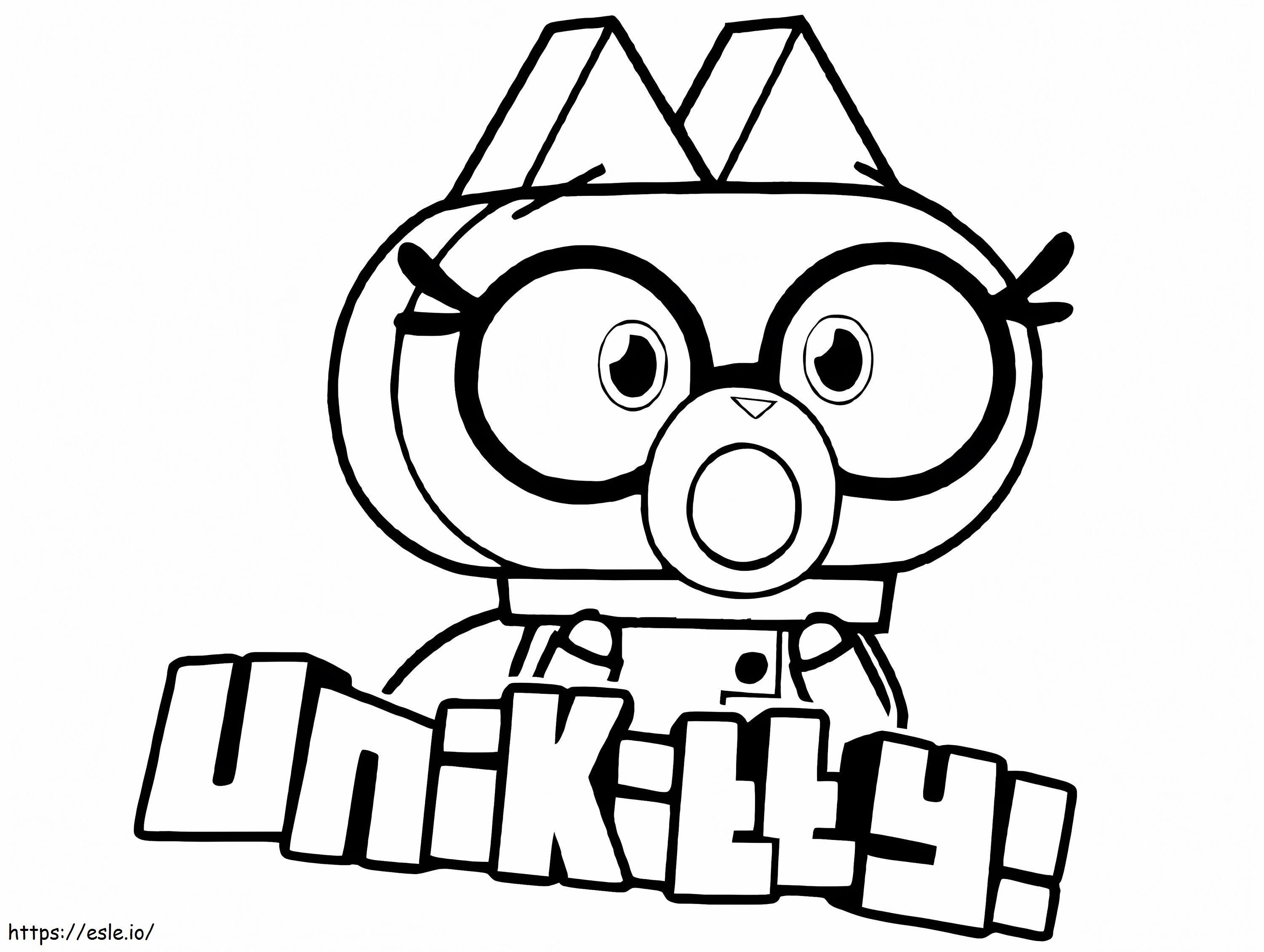 Dr. Fox da Unikitty para colorir