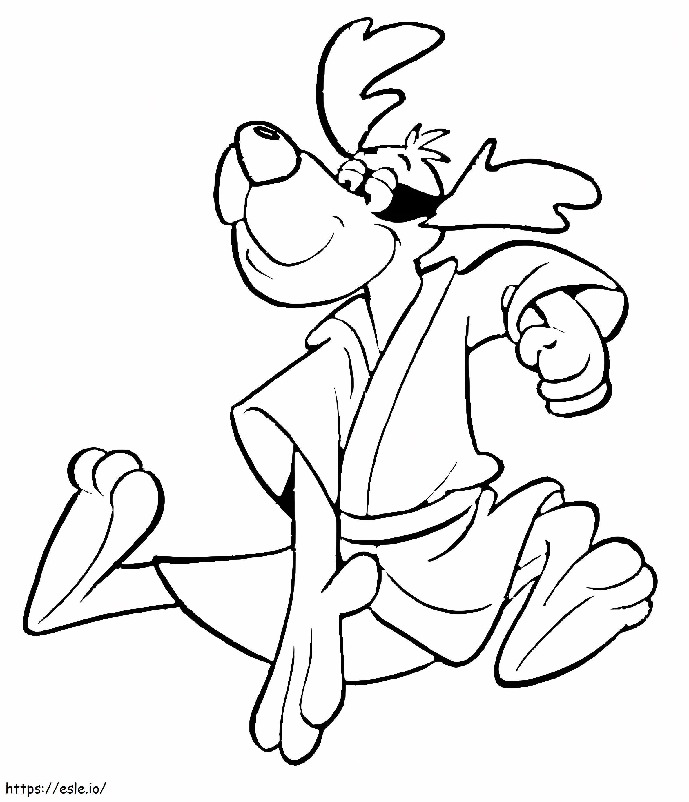 Happy Hong Kong Phooey coloring page