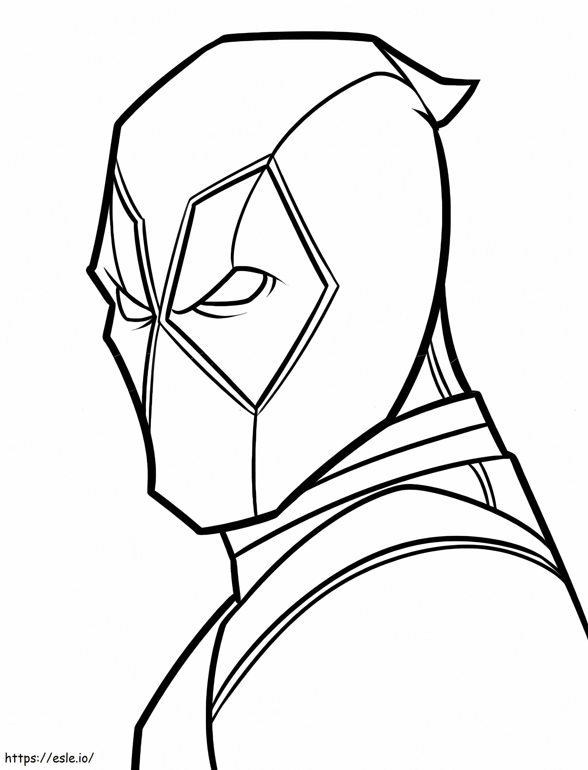 Kara, a Deadpool para colorir