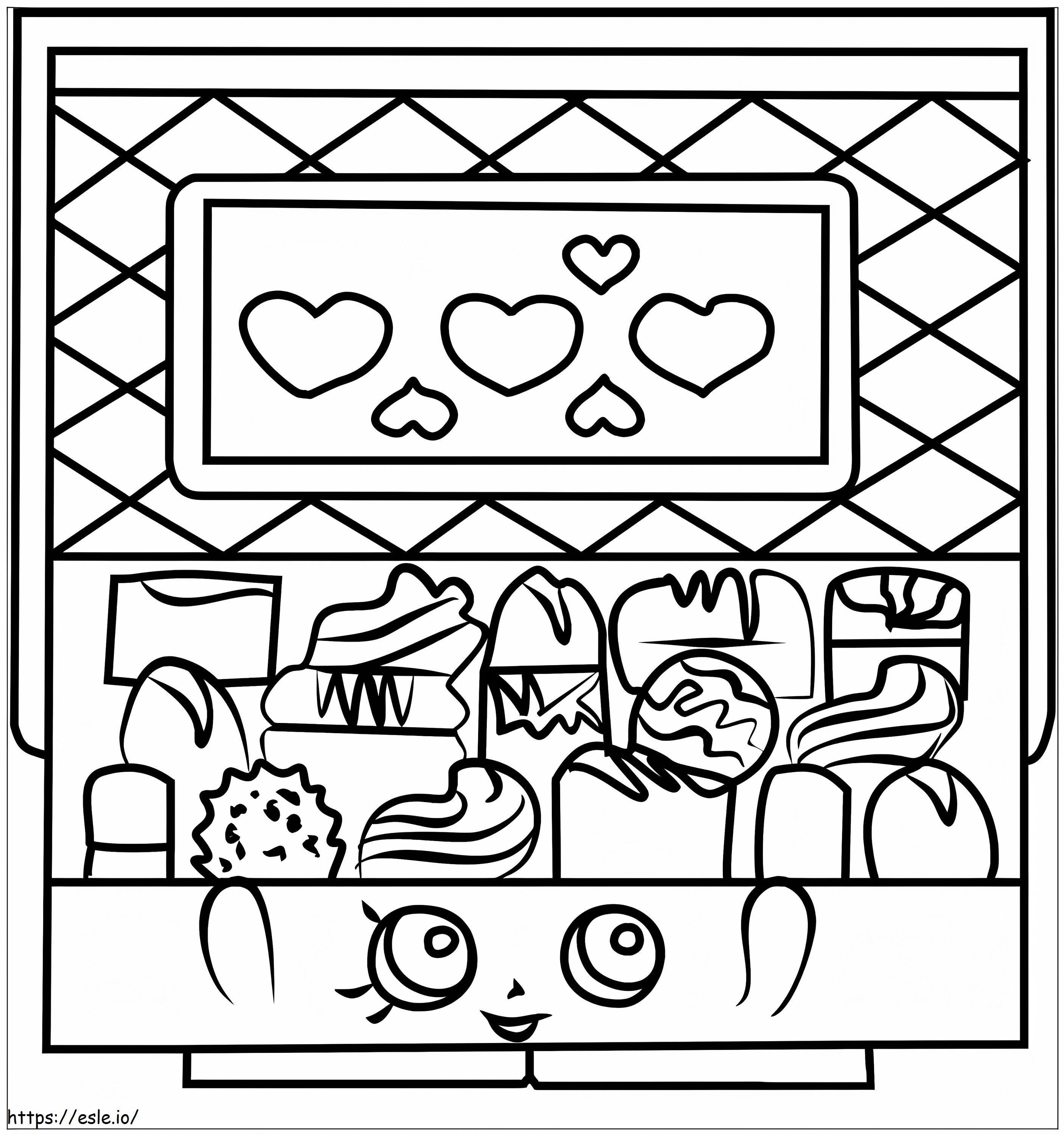 Chocky Box Shopkins coloring page